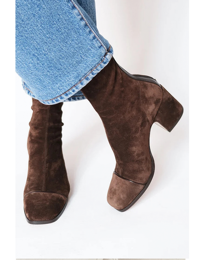 Reese™ | Square-Toe Heeled Boots