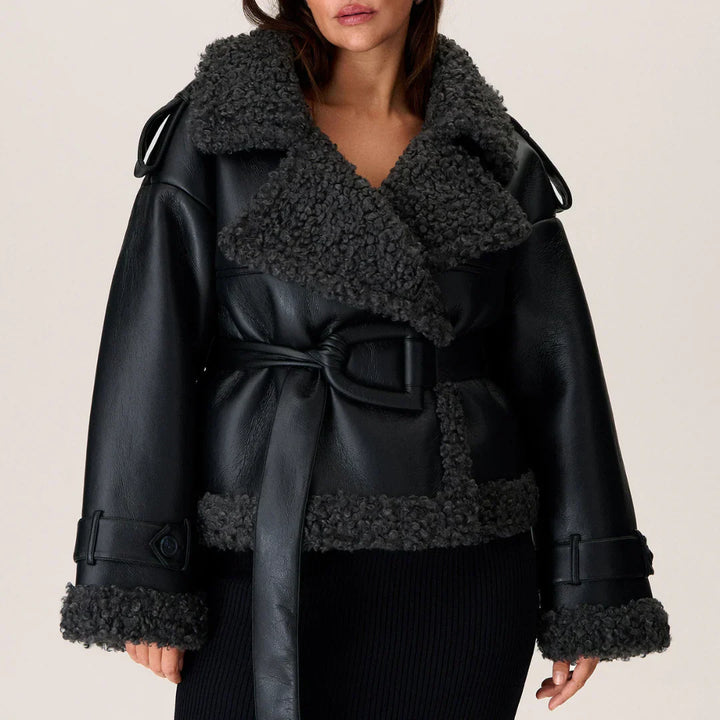 Adeline™ | Belted Fur Coat