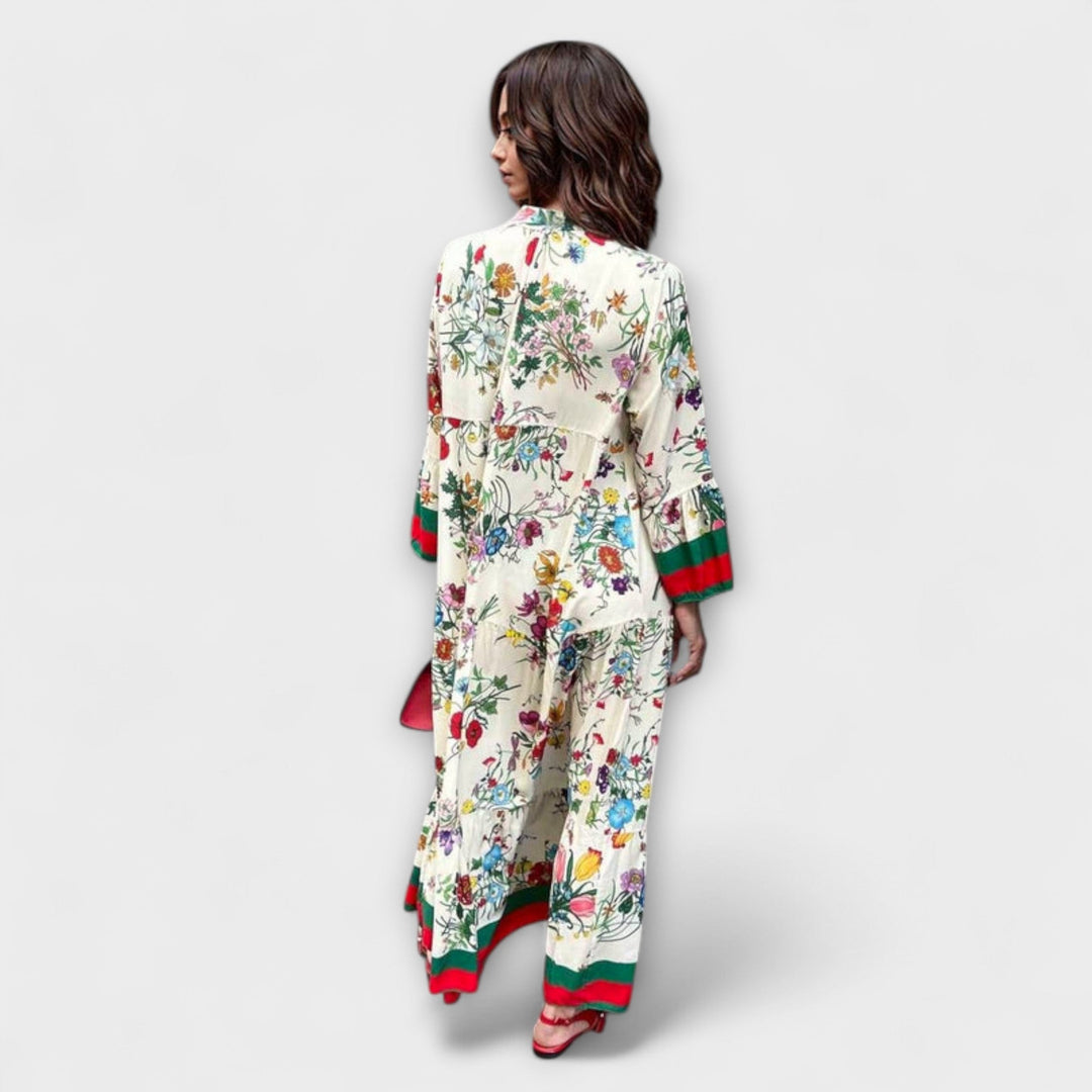 Oriana - Maxi Dress with Floral Print