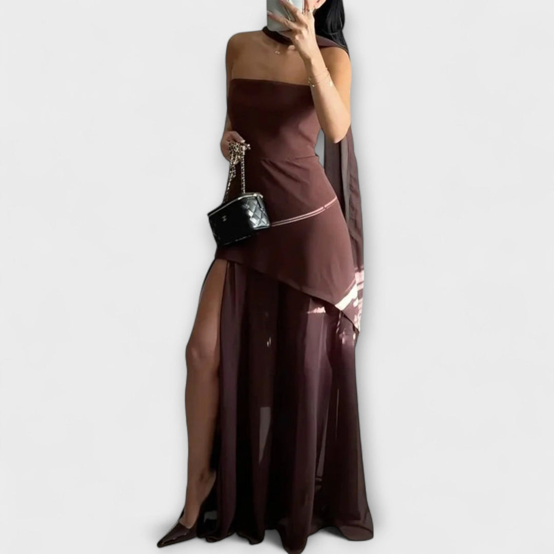 Goldie - Maxi Dress Made of Chiffon